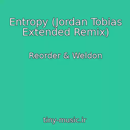 کاور آهنگ Entropy (Jordan Tobias Extended Remix) از Reorder & Weldon