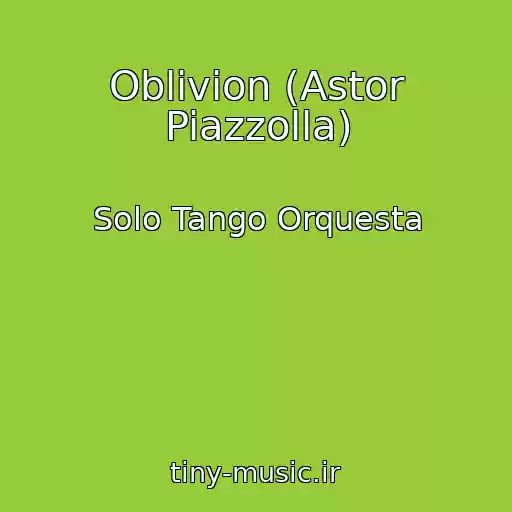 کاور آهنگ Oblivion (Astor Piazzolla) از Solo Tango Orquesta
