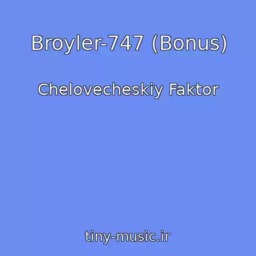 کاور آهنگ Broyler-747 (Bonus) از Chelovecheskiy Faktor