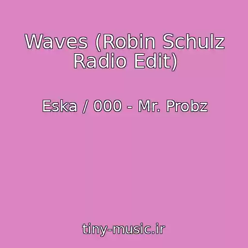 کاور آهنگ Waves (Robin Schulz Radio Edit) از Eska / 000 - Mr. Probz