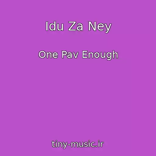 کاور آهنگ Idu Za Ney از One Pav Enough
