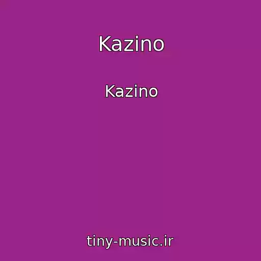 کاور آهنگ Kazino از Kazino