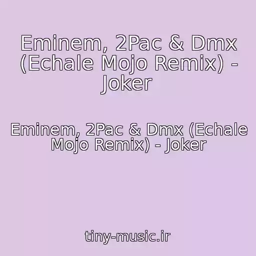 کاور آهنگ Eminem, 2Pac & Dmx (Echale Mojo Remix) - Joker از Eminem, 2Pac & Dmx (Echale Mojo Remix) - Joker