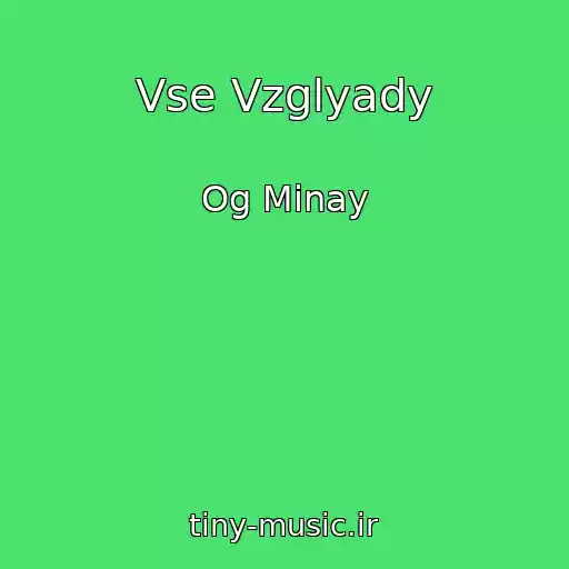 کاور آهنگ Vse Vzglyady از Og Minay