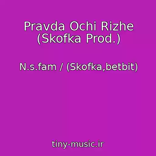 کاور آهنگ Pravda Ochі Rіzhe (Skofka Prod.) از N.s.fam / (Skofka,betbit)