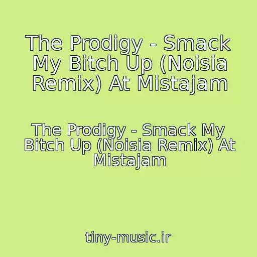 کاور آهنگ The Prodigy - Smack My Bitch Up (Noisia Remix) At Mistajam از The Prodigy - Smack My Bitch Up (Noisia Remix) At Mistajam