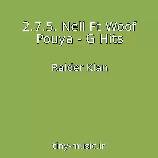 کاور آهنگ 2.7.5. Nell Ft Woof Pouya - G Hits از Raider Klan