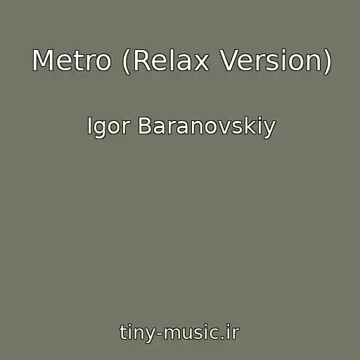کاور آهنگ Metro (Relax Version) از Igor Baranovskiy