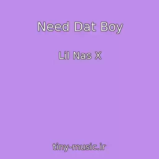کاور آهنگ Need Dat Boy از Lil Nas X