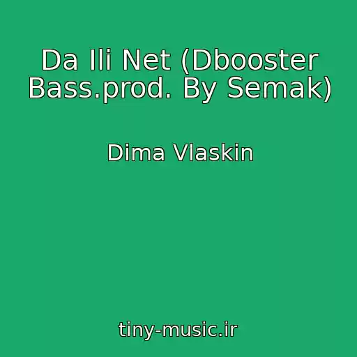 کاور آهنگ Da Ili Net (Dbooster Bass.prod. By Semak) از Dima Vlaskin