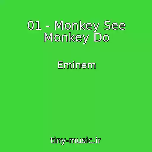 کاور آهنگ 01 - Monkey See Monkey Do از Eminem