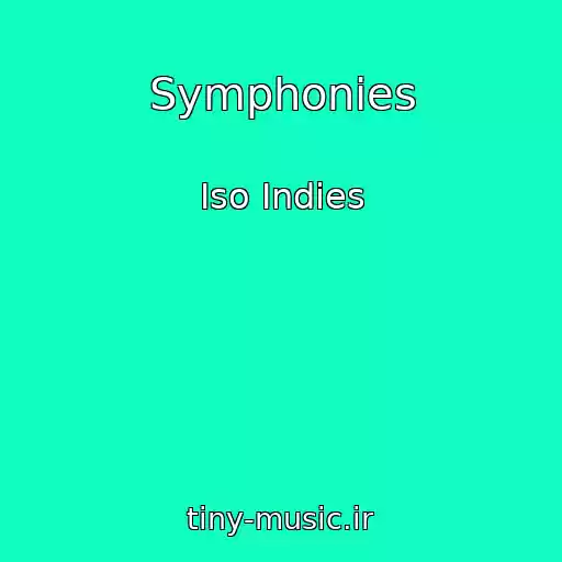 کاور آهنگ Symphonies از Iso Indies