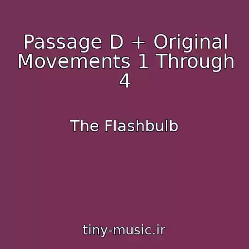 کاور آهنگ Passage D + Original Movements 1 Through 4 از The Flashbulb