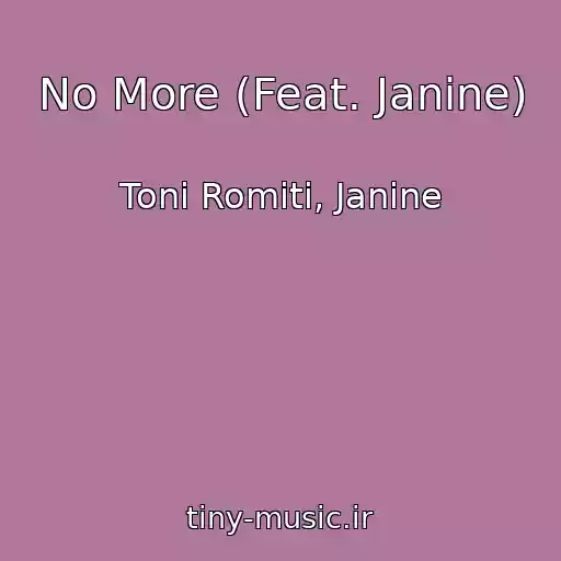 کاور آهنگ No More (Feat. Janine) از Toni Romiti, Janine