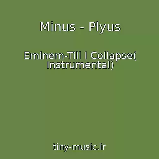 کاور آهنگ Minus - Plyus از Eminem-Till I Collapse( Instrumental)