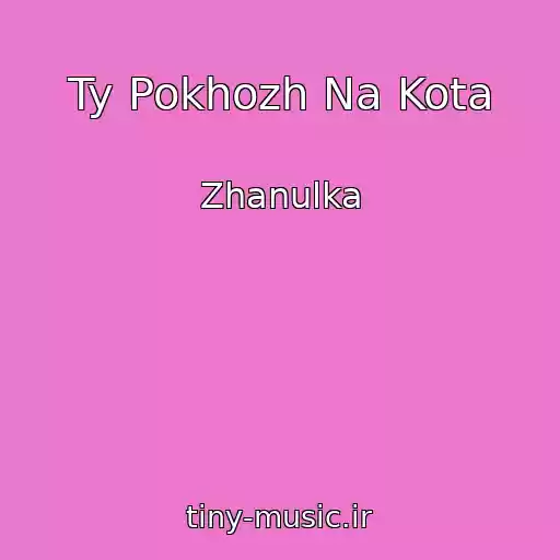 کاور آهنگ Ty Pokhozh Na Kota از Zhanulka