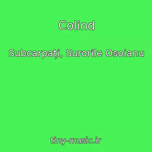 کاور آهنگ Colind از Subcarpați, Surorile Osoianu