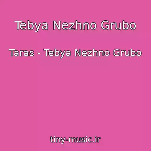 کاور آهنگ Tebya Nezhno Grubo از Taras - Tebya Nezhno Grubo
