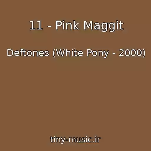 کاور آهنگ 11 - Pink Maggit از Deftones (White Pony - 2000)