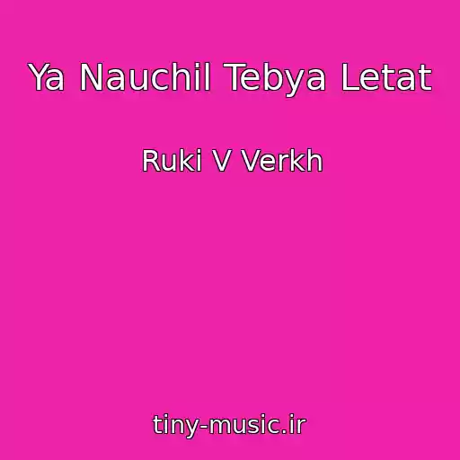 کاور آهنگ Ya Nauchil Tebya Letat از Ruki V Verkh