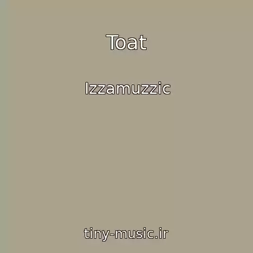 کاور آهنگ Toat از Izzamuzzic
