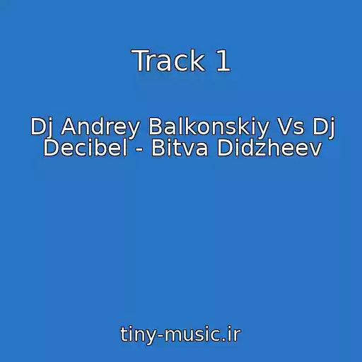 کاور آهنگ Track 1 از Dj Andrey Balkonskiy Vs Dj Decibel - Bitva Didzheev