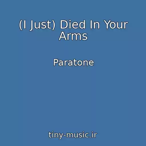 کاور آهنگ (I Just) Died In Your Arms از Paratone