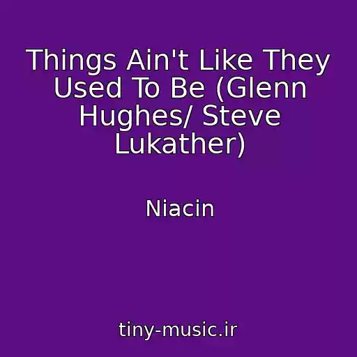 کاور آهنگ Things Ain't Like They Used To Be (Glenn Hughes/ Steve Lukather) از Niacin