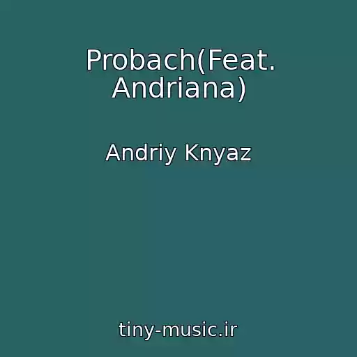 کاور آهنگ Probach(Feat. Andrіana) از Andrіy Knyaz