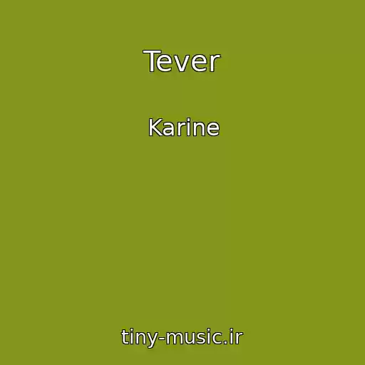کاور آهنگ Tever از Karine