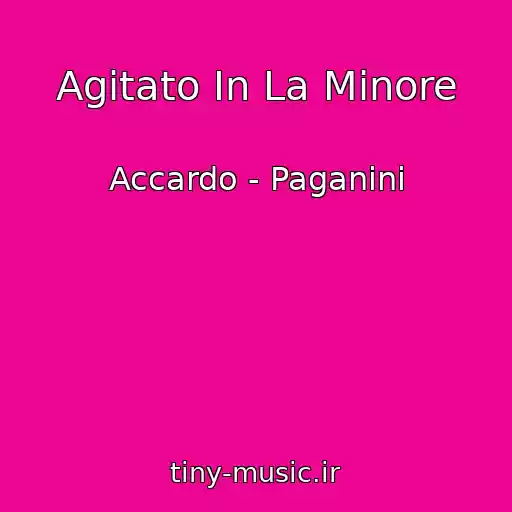 کاور آهنگ Agitato In La Minore از Accardo - Paganini