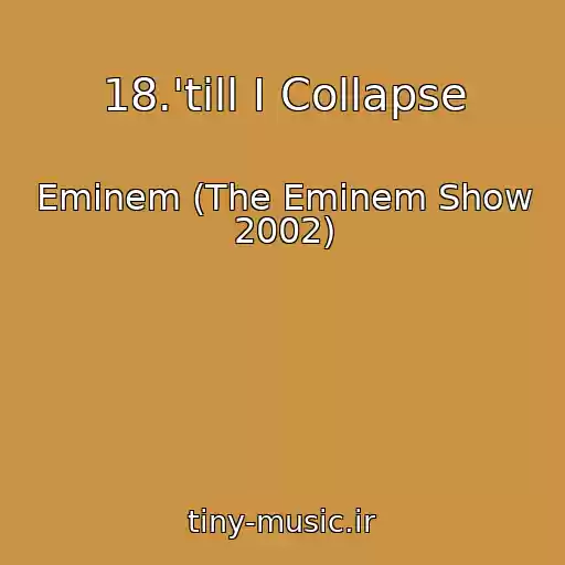 کاور آهنگ 18.'till I Collapse از Eminem (The Eminem Show 2002)