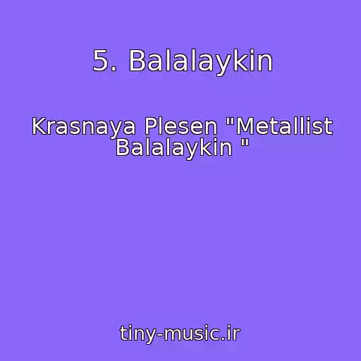 کاور آهنگ 5. Balalaykin از Krasnaya Plesen "Metallist Balalaykin "
