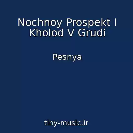 کاور آهنگ Nochnoy Prospekt I Kholod V Grudi از Pesnya