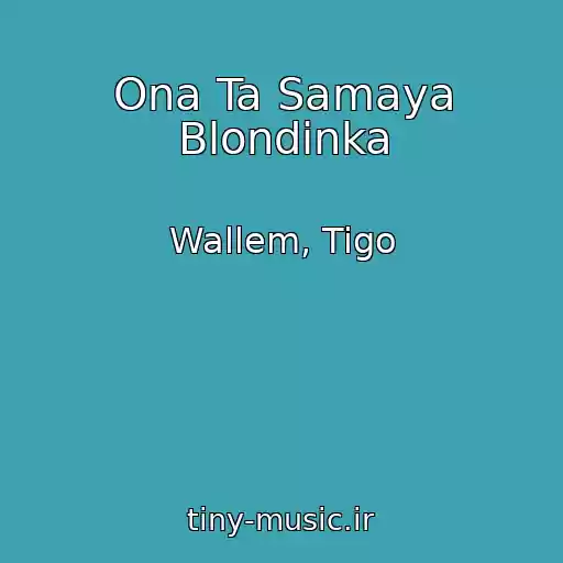 کاور آهنگ Ona Ta Samaya Blondinka از Wallem, Tigo