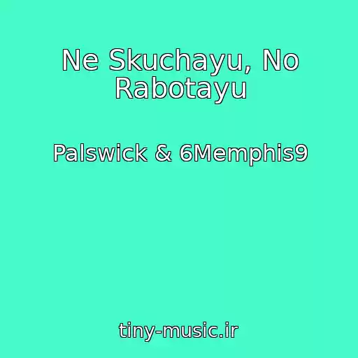 کاور آهنگ Ne Skuchayu, No Rabotayu از Palswick & 6Memphis9