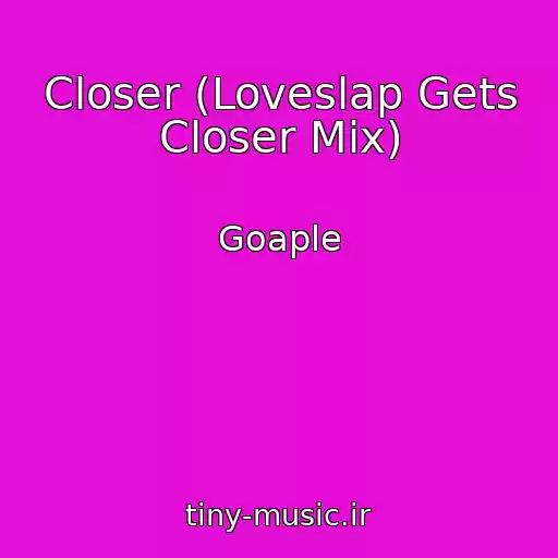کاور آهنگ Closer (Loveslap Gets Closer Mix) از Goaple