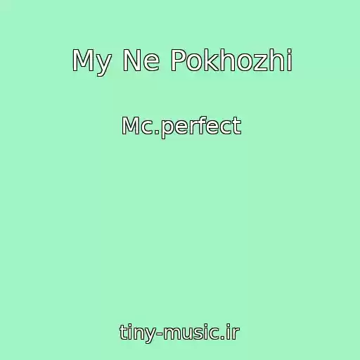 کاور آهنگ My Ne Pokhozhi از Mc.perfect
