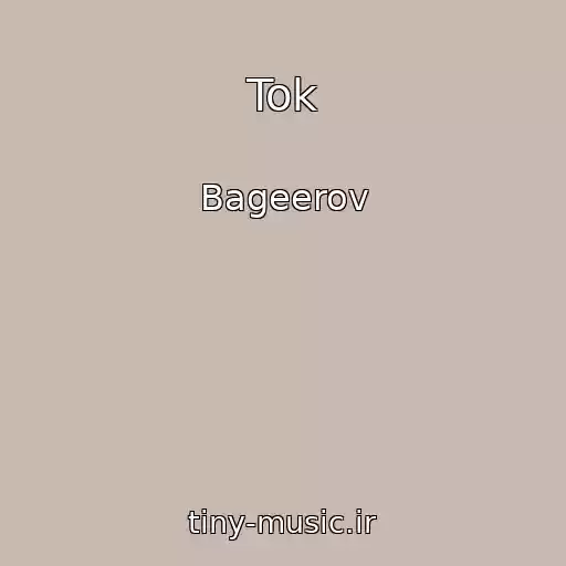 کاور آهنگ Tok از Bageerov