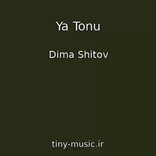 کاور آهنگ Ya Tonu از Dima Shitov