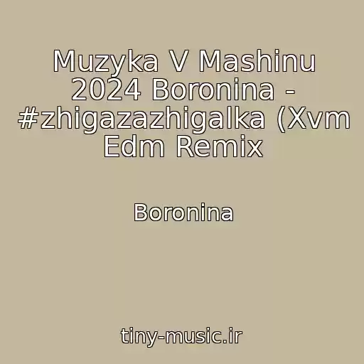 کاور آهنگ Muzyka V Mashinu 2024 Boronina - #zhigazazhigalka (Xvm Edm Remix از Boronina