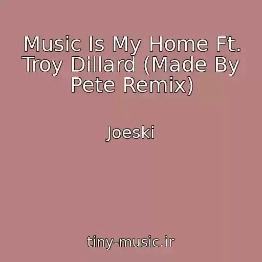 کاور آهنگ Music Is My Home Ft. Troy Dillard (Made By Pete Remix) از Joeski