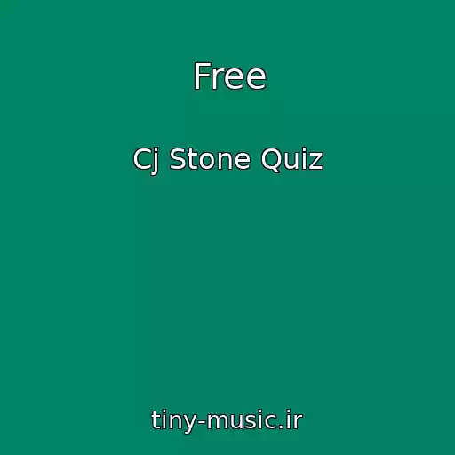 کاور آهنگ Free از Cj Stone Quiz