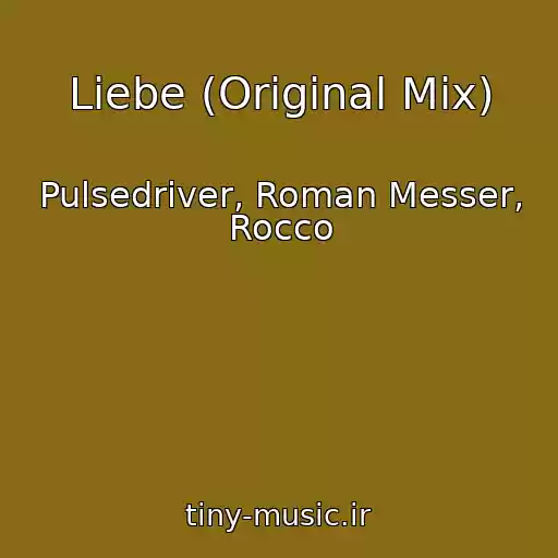 کاور آهنگ Liebe (Original Mix) از Pulsedriver, Roman Messer, Rocco