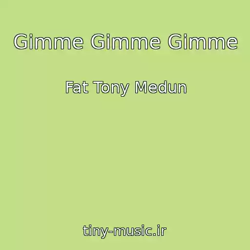 کاور آهنگ Gimme Gimme Gimme از Fat Tony Medun