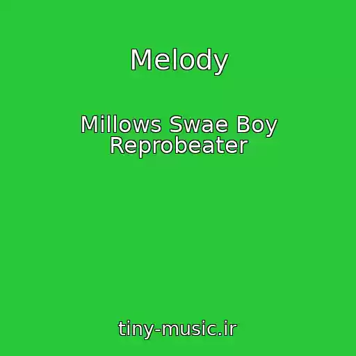 کاور آهنگ Melody از Millows Swae Boy Reprobeater