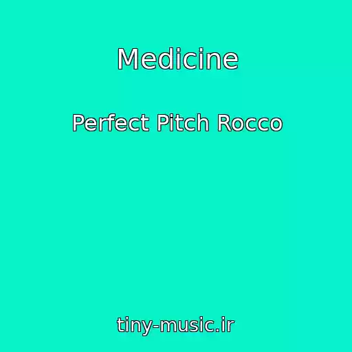 کاور آهنگ Medicine از Perfect Pitch Rocco