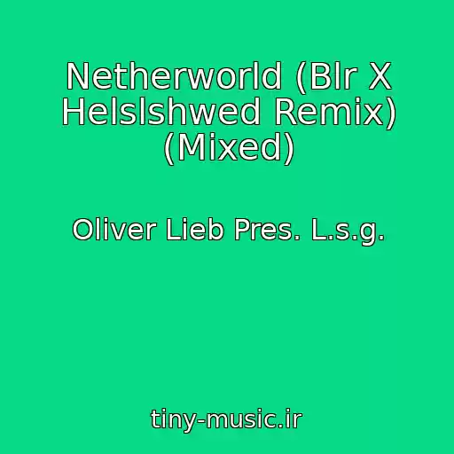 کاور آهنگ Netherworld (Blr X Helslshwed Remix) (Mixed) از Oliver Lieb Pres. L.s.g.