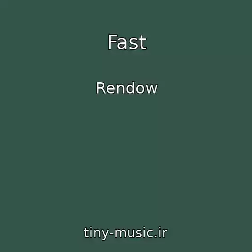 کاور آهنگ Fast از Rendow