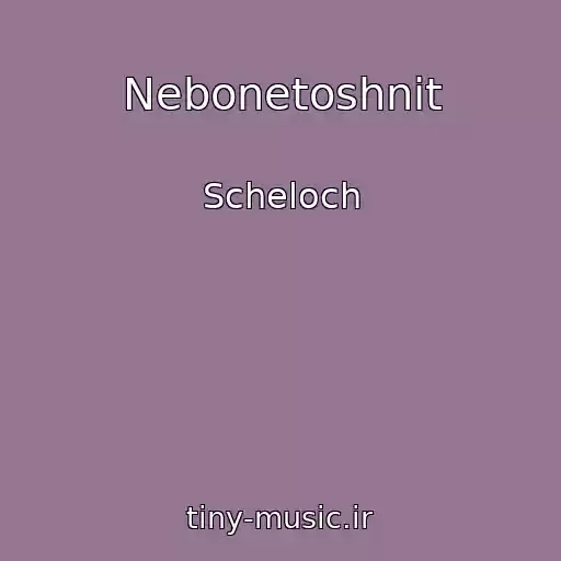 کاور آهنگ Nebonetoshnit از Scheloch